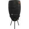 Capi Nature Rib regenton zwart 130 liter met plantenbak