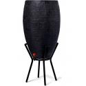 Capi Nature Row regenton zwart 130 liter met plantenbak