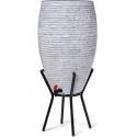 Capi Nature Row regenton ivoor 130 liter met plantenbak