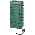 Design regenton met peilstok 276 liter groen