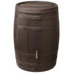 Barrica kunststof regenton darkwood 420 liter